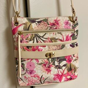 Time & Tru Floral Crossbody